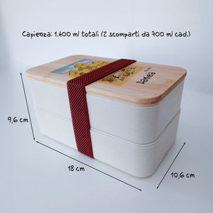 Lunch Box with Cutlery Holder Band Personalized with "Archaeologists" Theme