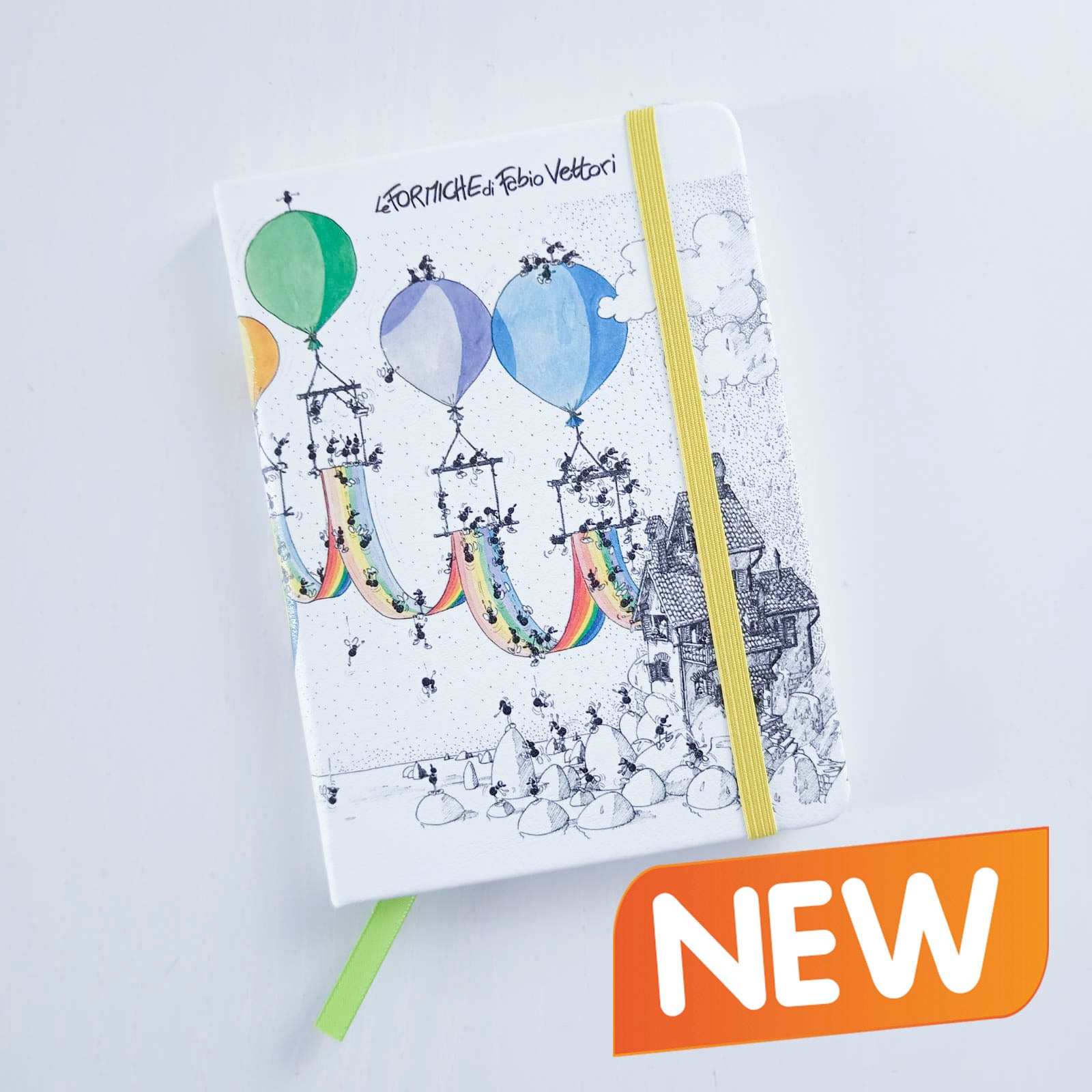 Taccuino Artistico – Sketchbook Formato A6 Soggetto "Arcobaleno" (FV44-02)