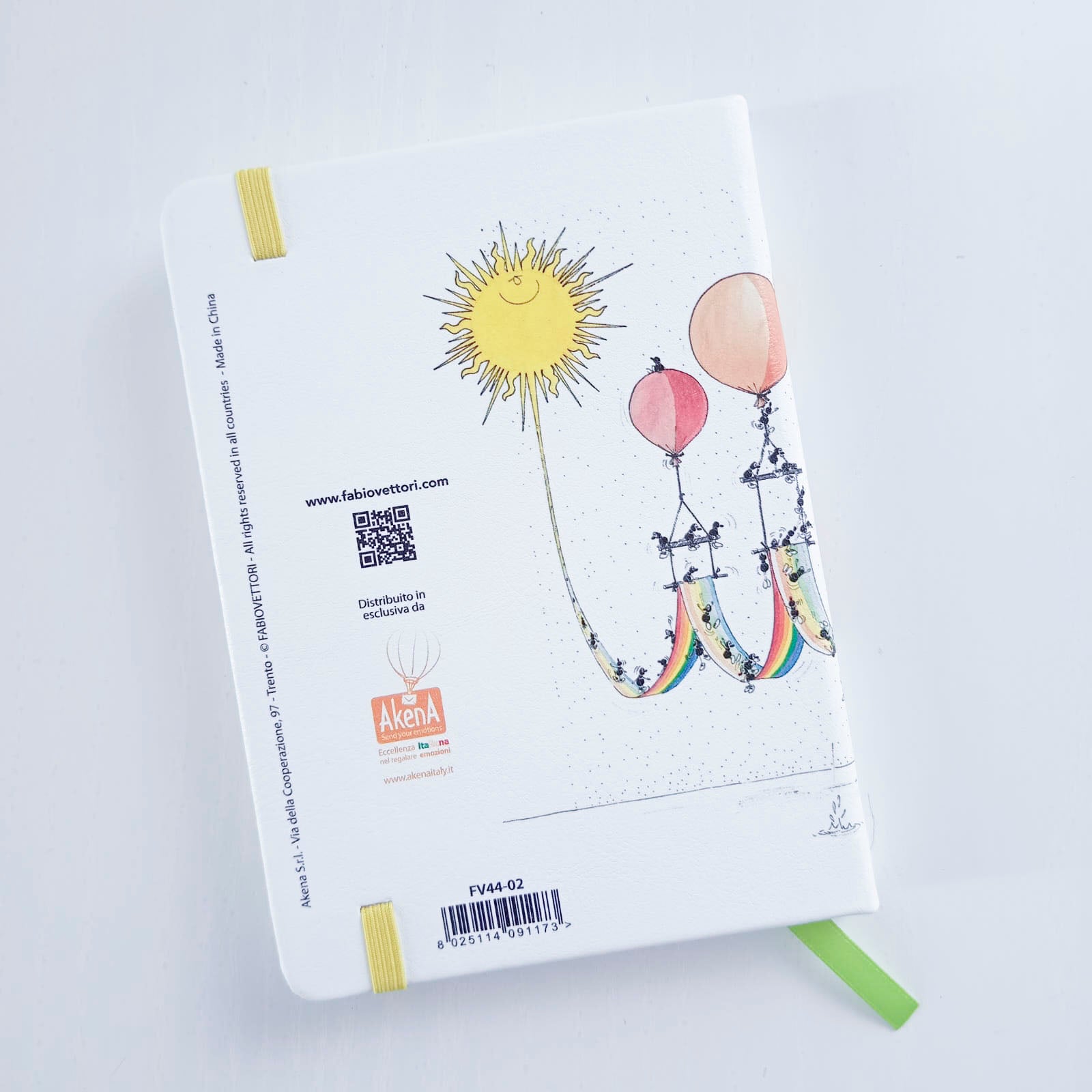 Taccuino Artistico – Sketchbook Formato A6 Soggetto "Arcobaleno" (FV44-02)