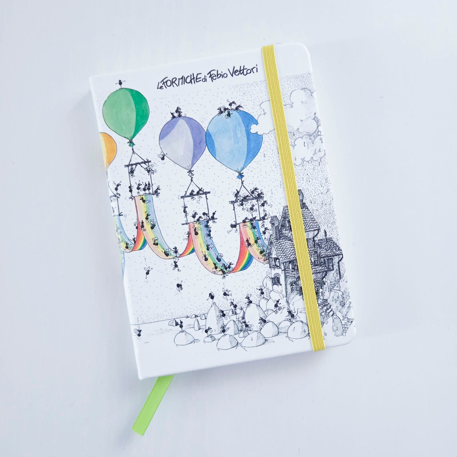 Taccuino Artistico – Sketchbook Formato A6 Soggetto "Arcobaleno" (FV44-02)