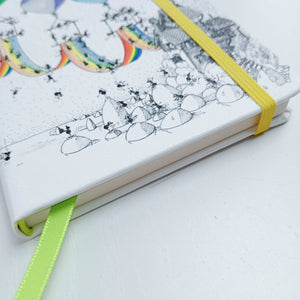 Taccuino Artistico – Sketchbook Formato A6 Soggetto "Arcobaleno" (FV44-02)