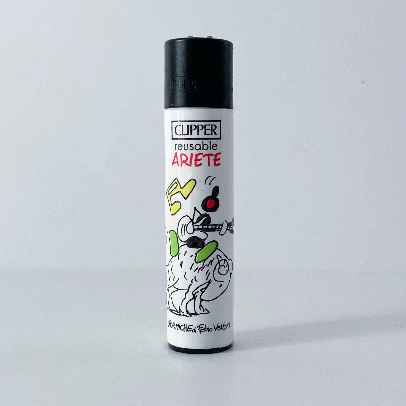 Accendino CLIPPER serie limitata Zodiaco by Fabio Vettori Soggetto "Ariete"