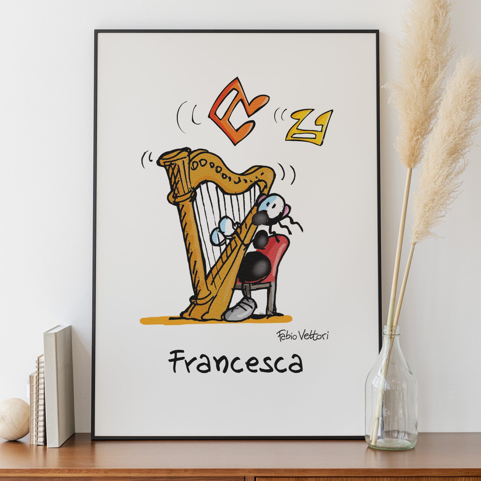 Personalized "Electrician shop" poster print