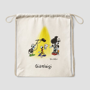 Personalized cotton backpack bag with "Actor" theme