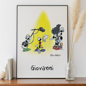 Stampa su poster personalizzata soggetto "Attore"