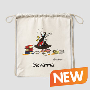 Personalized cotton backpack bag with "Lawyers" theme