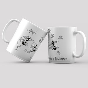 Tazza "Ballerina" B/N