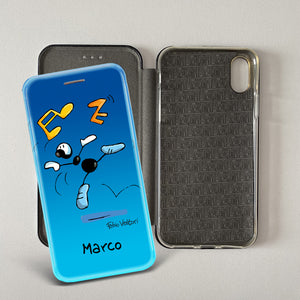Cover artistica per Smartphone Personalizzata soggetto "Ballerino" modello con apertura "a Libro"