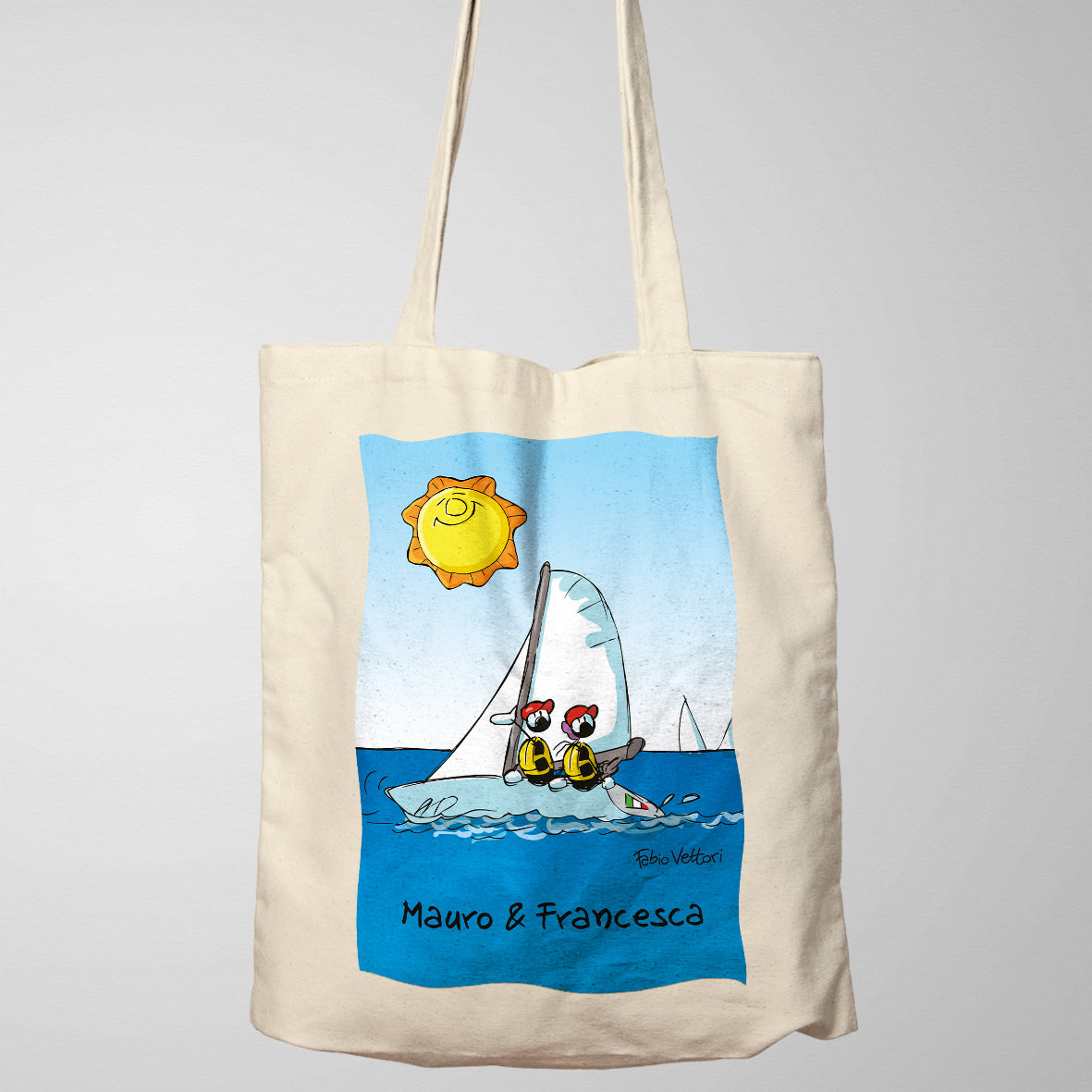 Shopper Personalizzata "Barca a vela"