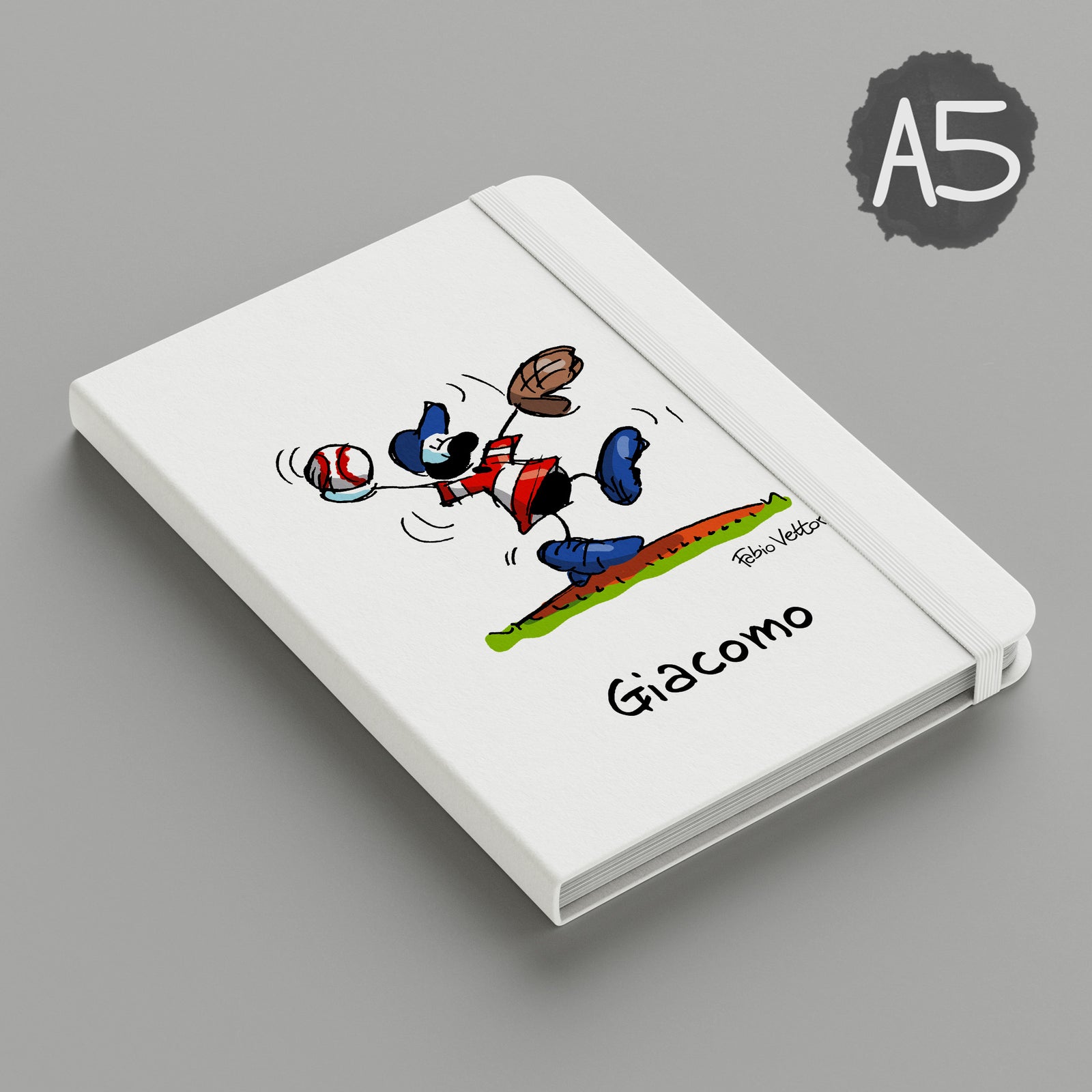 Notebook Personalizzato soggetto "Baseball"
