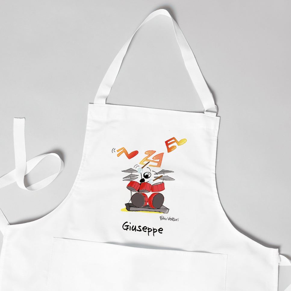 Grembiule Personalizzato "Batterista"