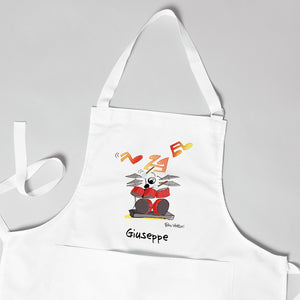 Grembiule Personalizzato "Batterista"