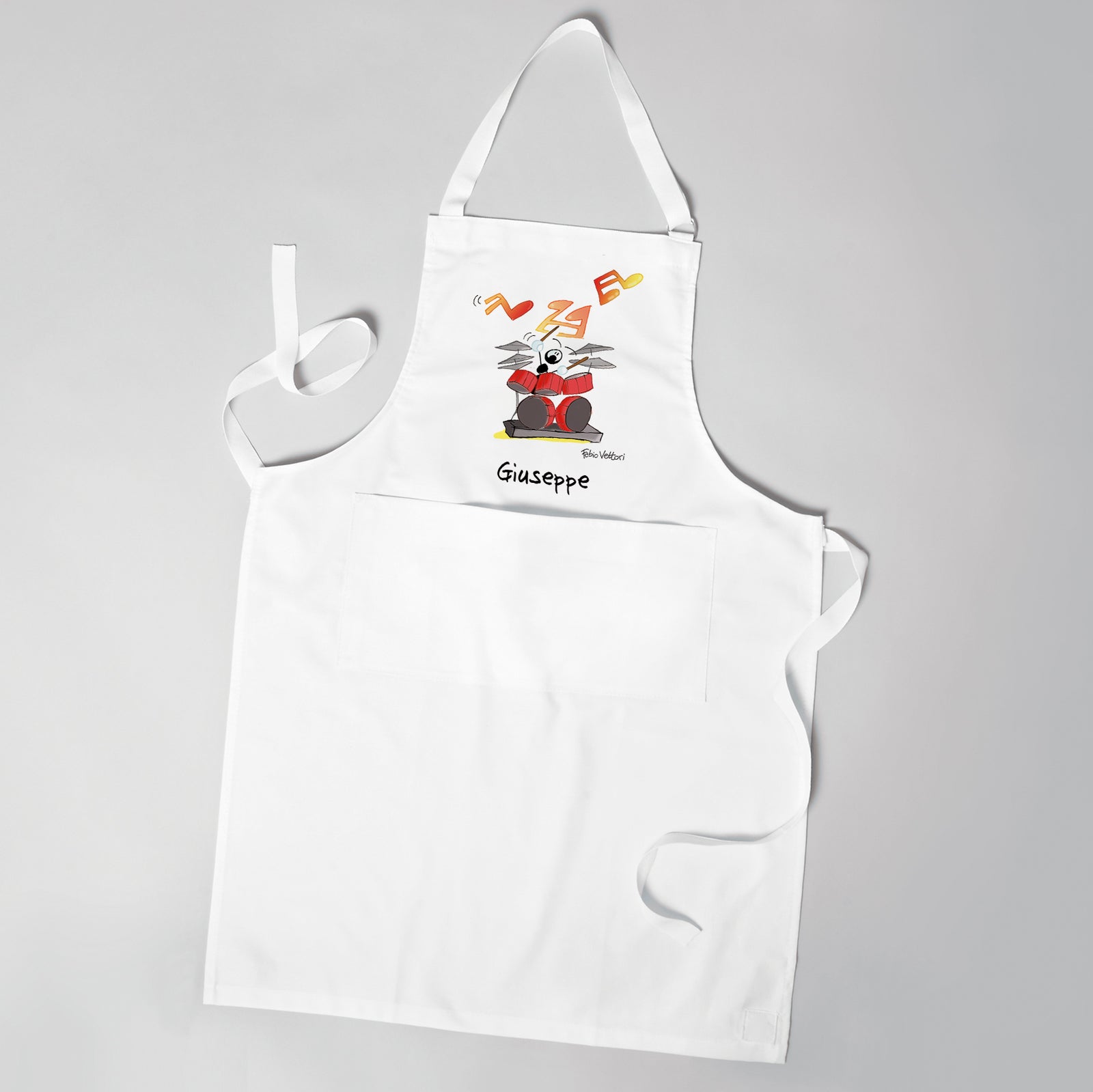 Grembiule Personalizzato "Batterista"