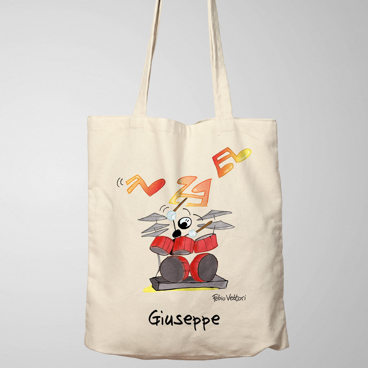 Shopper Personalizzata "Batterista"