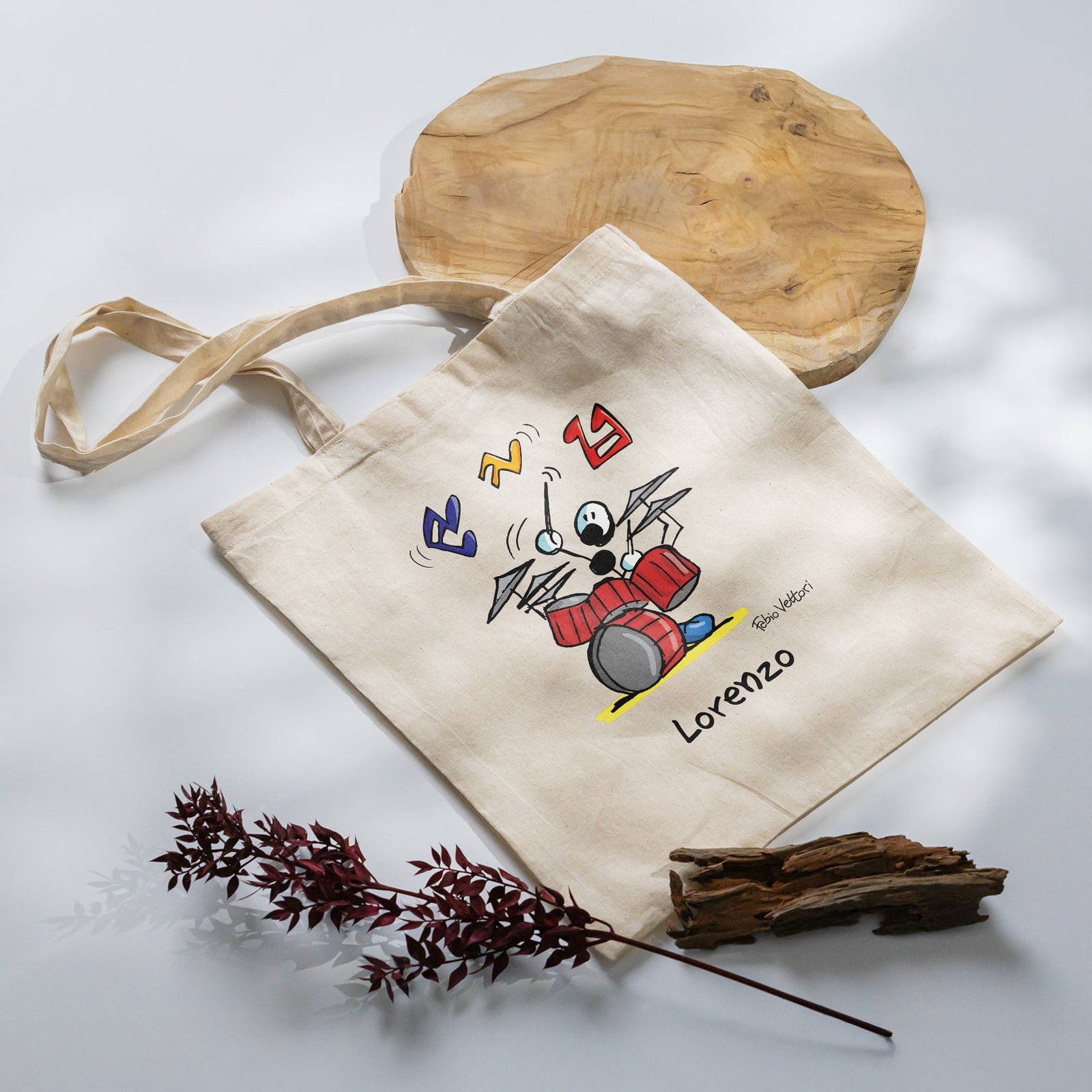 Shopper Personalizzata "Batterista"