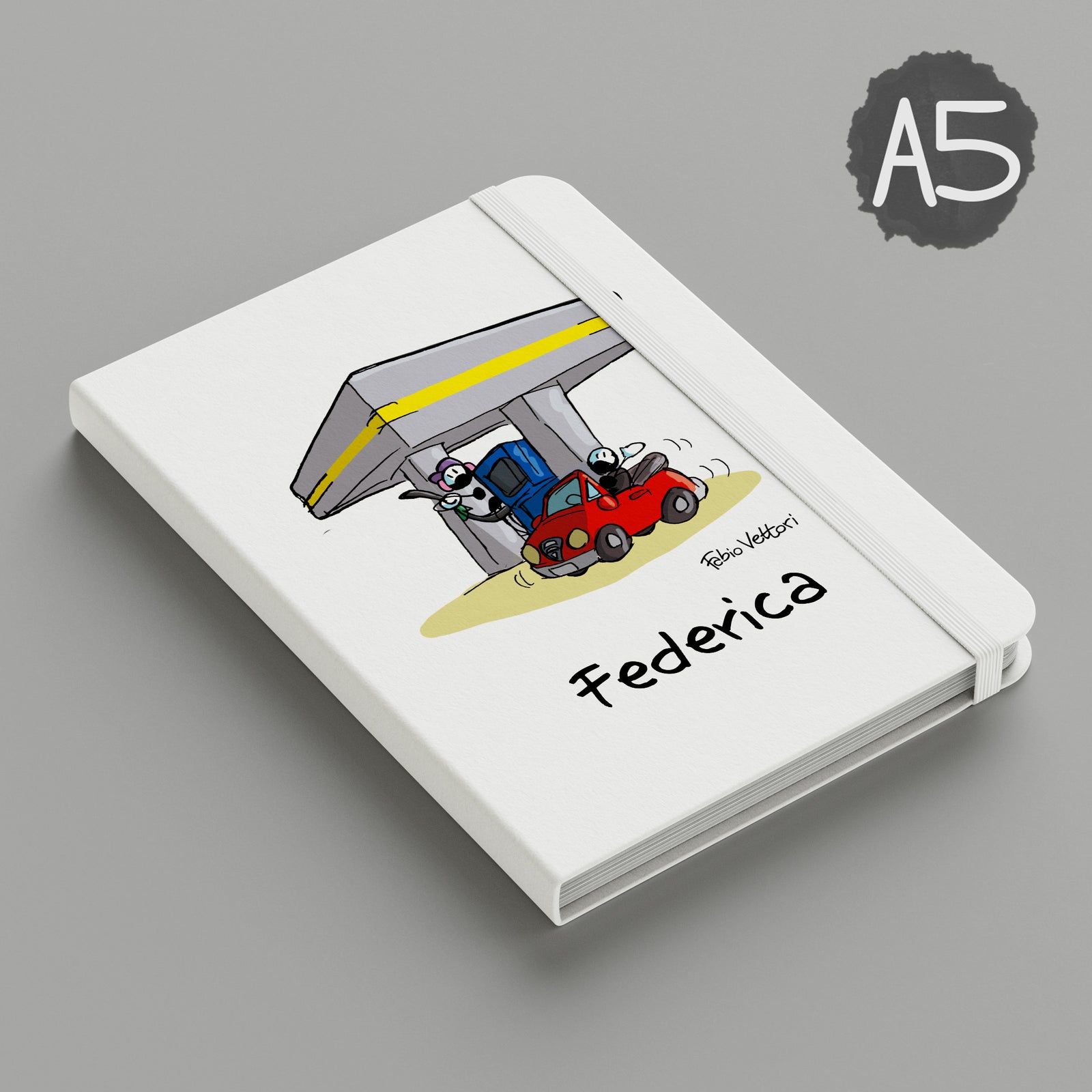 Personalized notebook with the subject "Biologist"