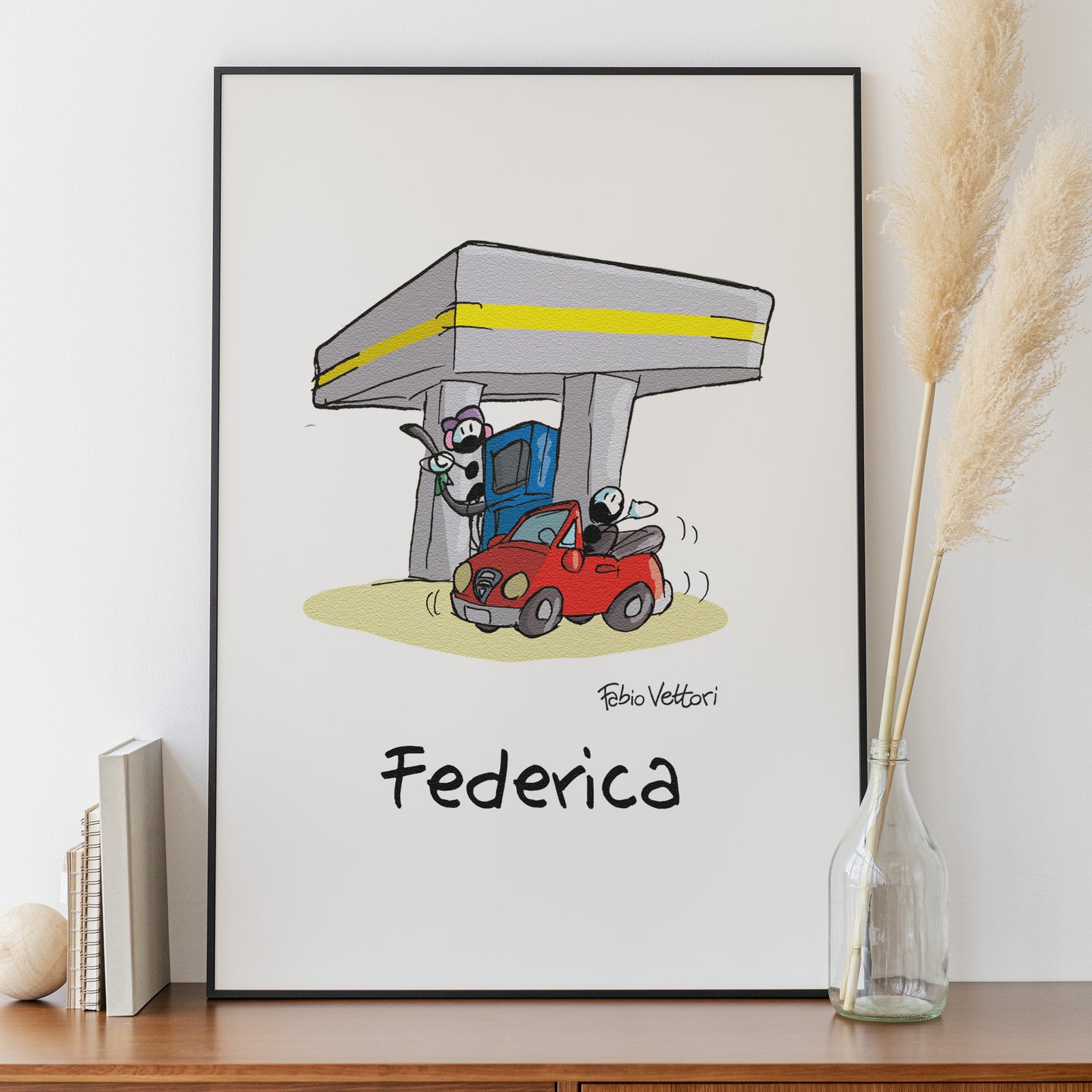 Personalized poster print with "Lawyers" theme