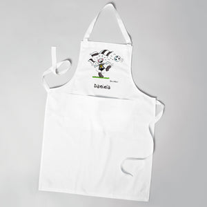 Personalized "Black and White" Apron