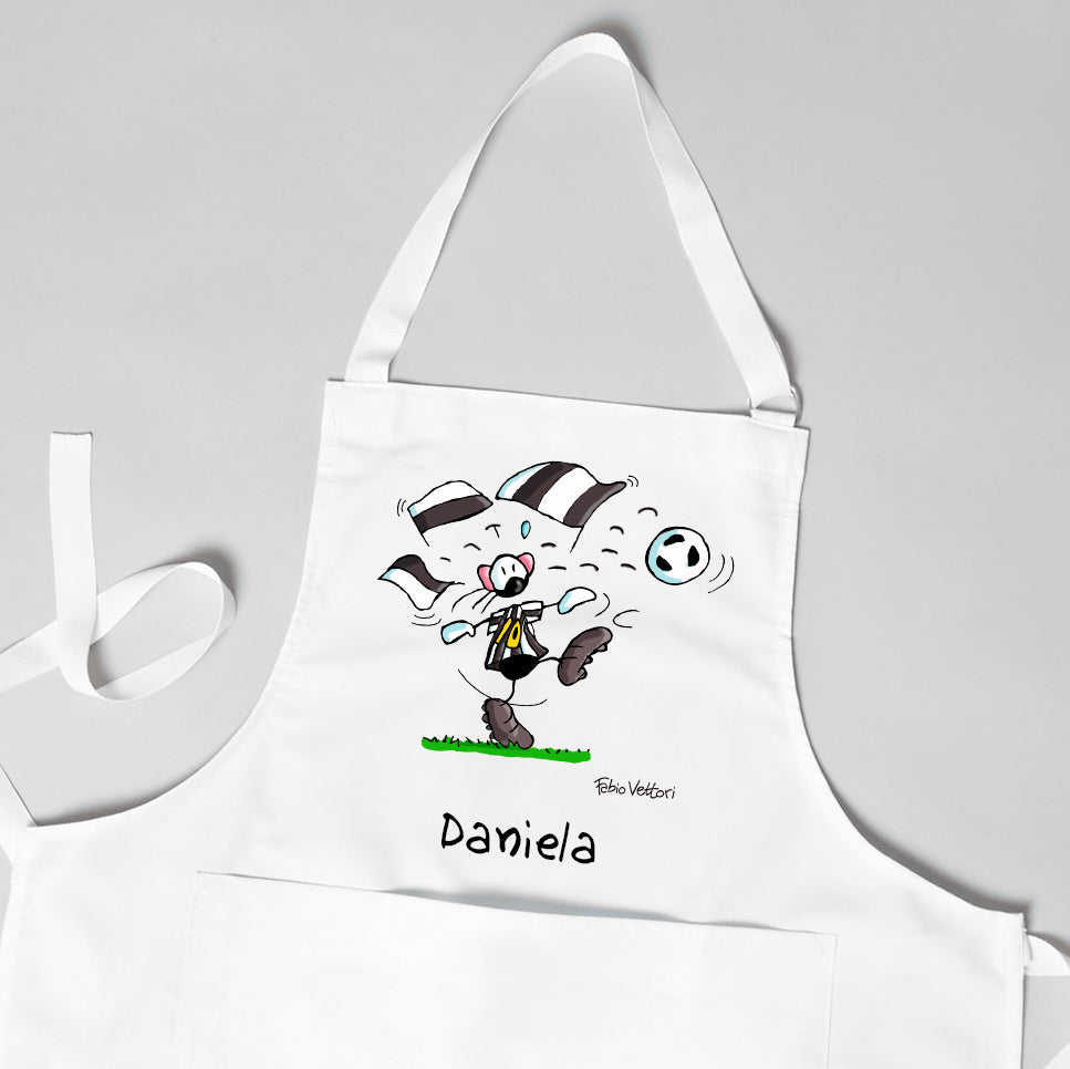Personalized "Black and White" Apron