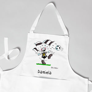 Personalized "Black and White" Apron