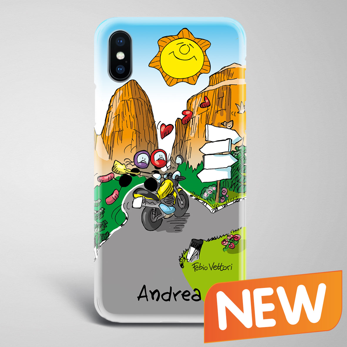 Cover artistica per Smartphone Personalizzata Only for Bikers