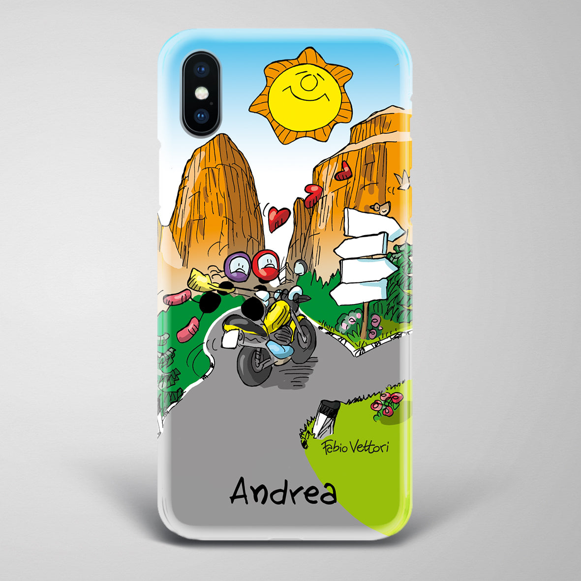 Cover artistica per Smartphone Personalizzata Only for Bikers