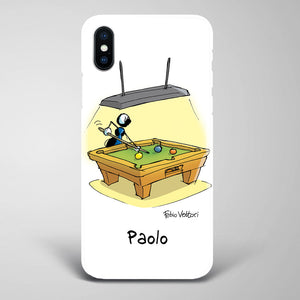 Cover artistica per Smartphone Personalizzata Biliardo