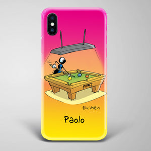 Cover artistica per Smartphone Personalizzata Biliardo