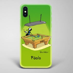 Cover artistica per Smartphone Personalizzata Biliardo