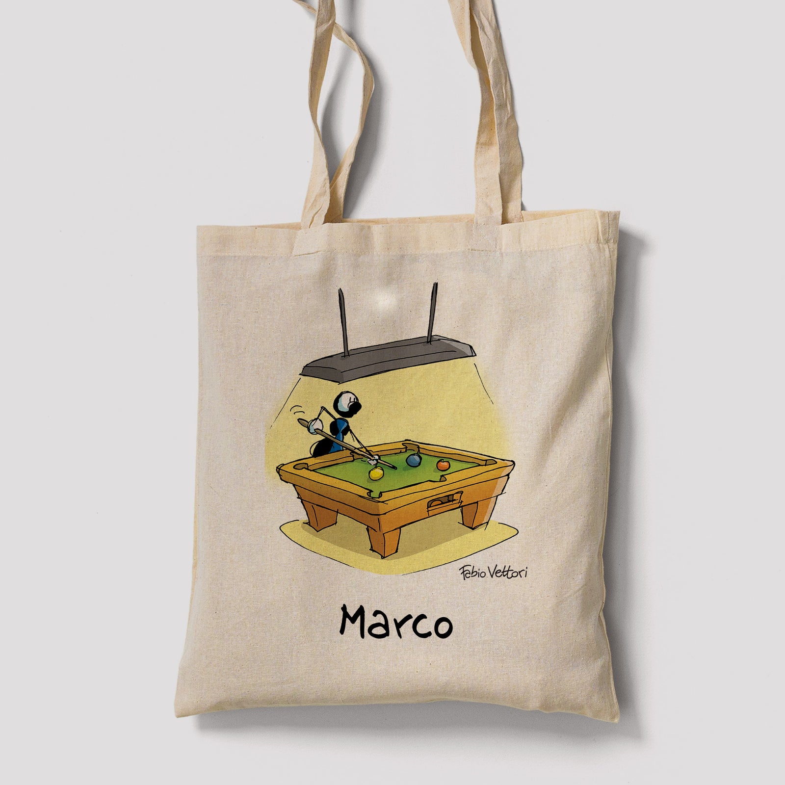 Shopper Personalizzata "Biliardo"