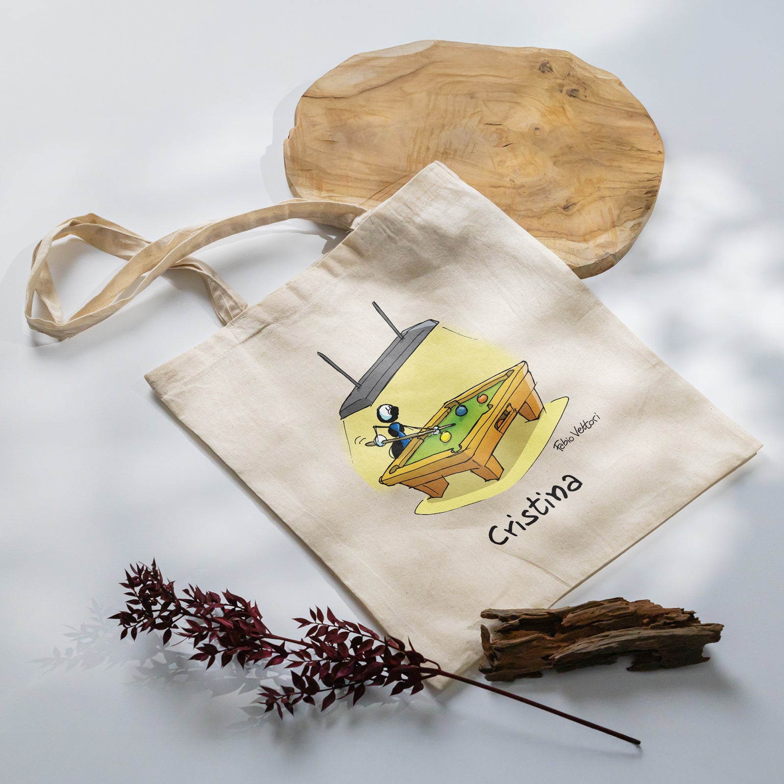 Shopper Personalizzata "Biliardo"