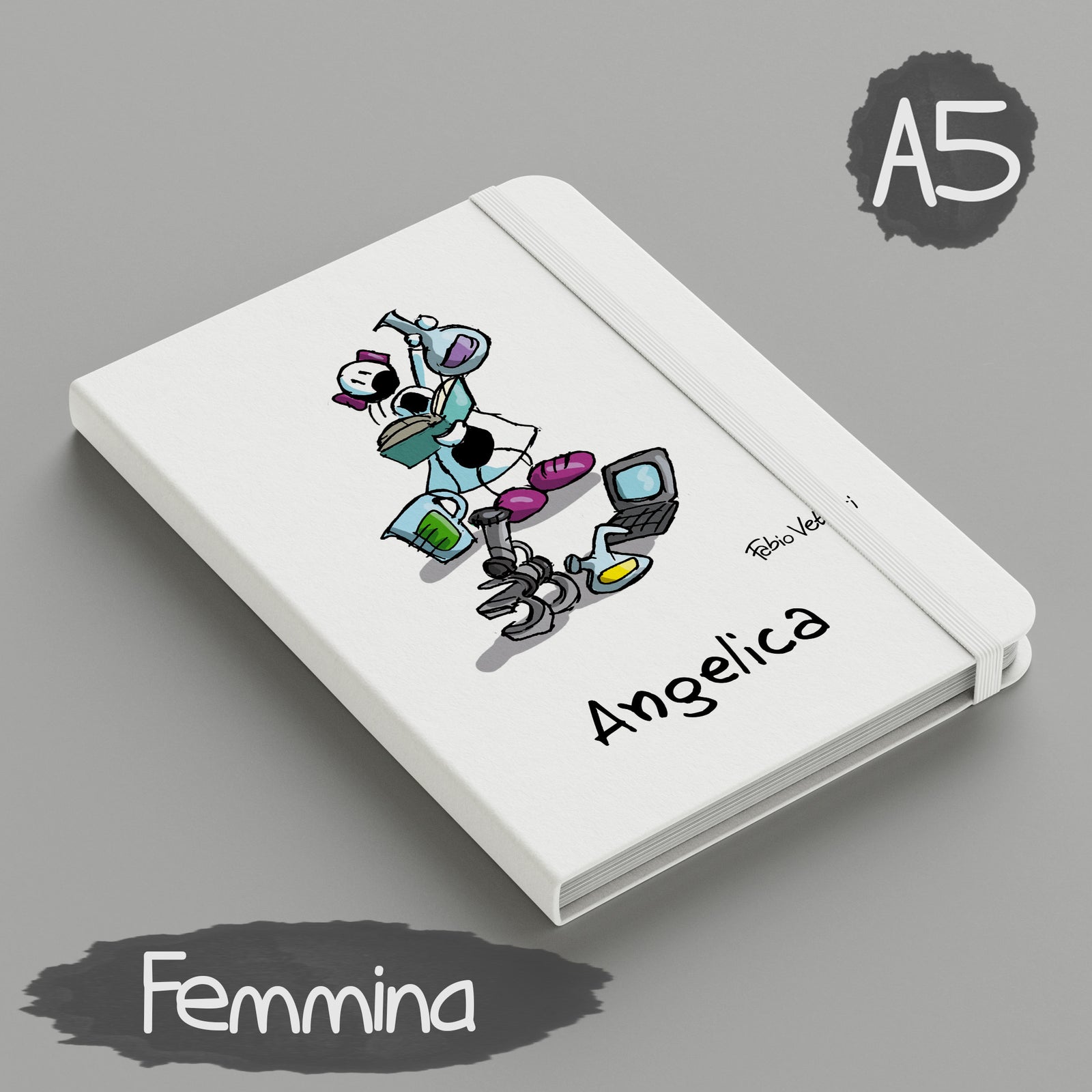 Personalized notebook with the subject "Biologist"