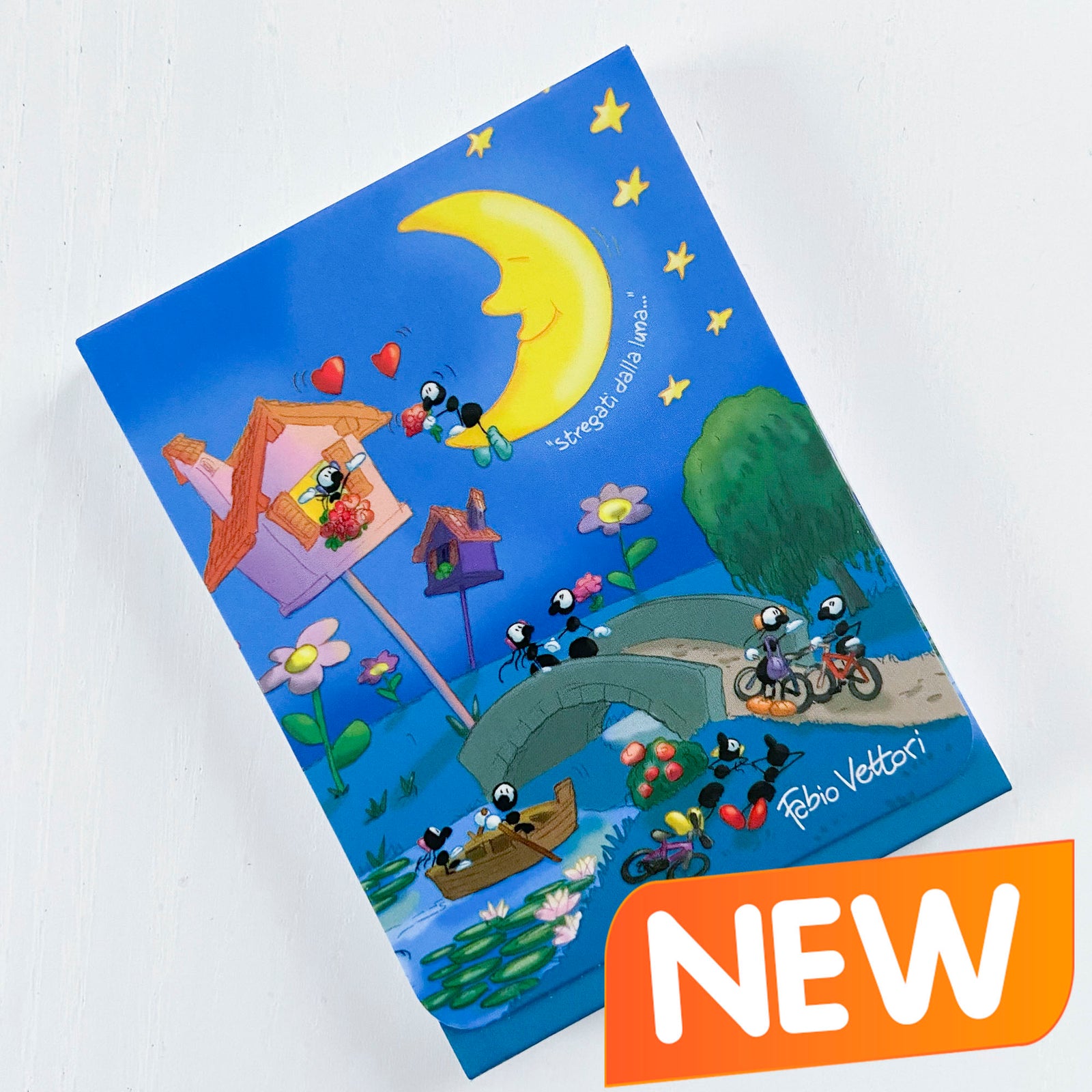 Magnetic pocket notebook with "Serenade" motif (FV41-05)