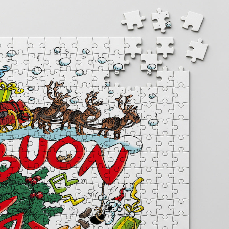 Puzzle Personalizzato soggetto "Buon Natale"