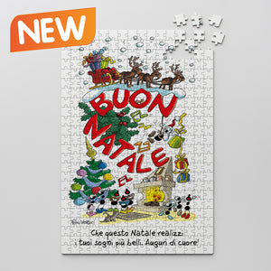 Puzzle Personalizzato soggetto "Buon Natale"