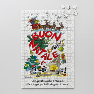 Puzzle Personalizzato soggetto "Buon Natale"