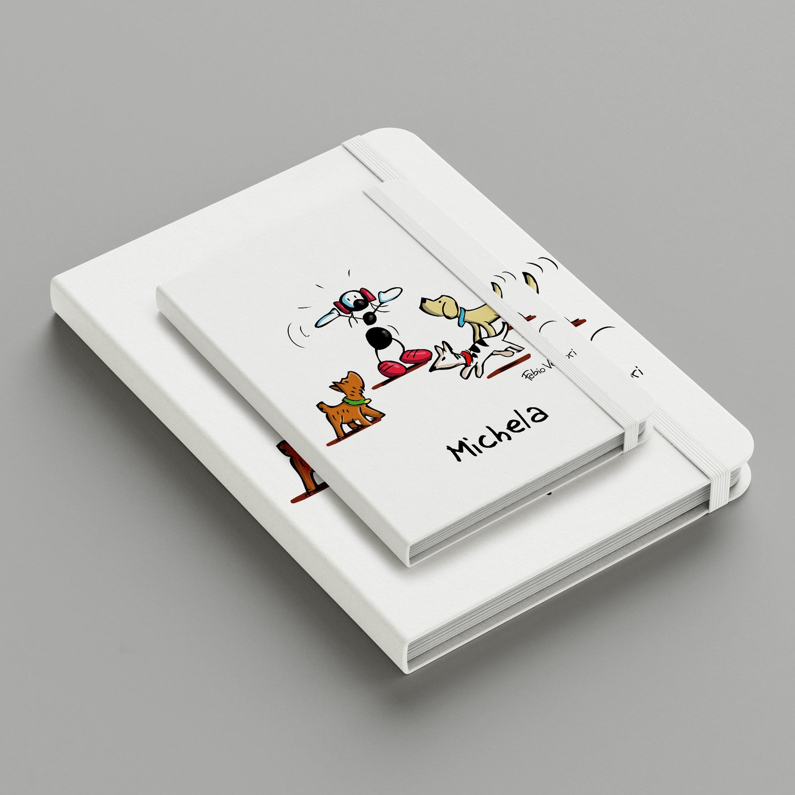 Personalized Notebook Subject "Dogs"