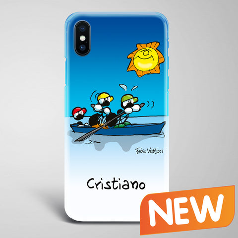 Cover artistica per Smartphone Personalizzata Canottaggio