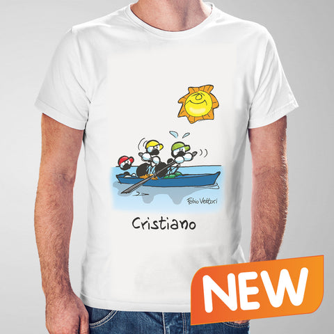 T-Shirt Personalizzata "Canottaggio"