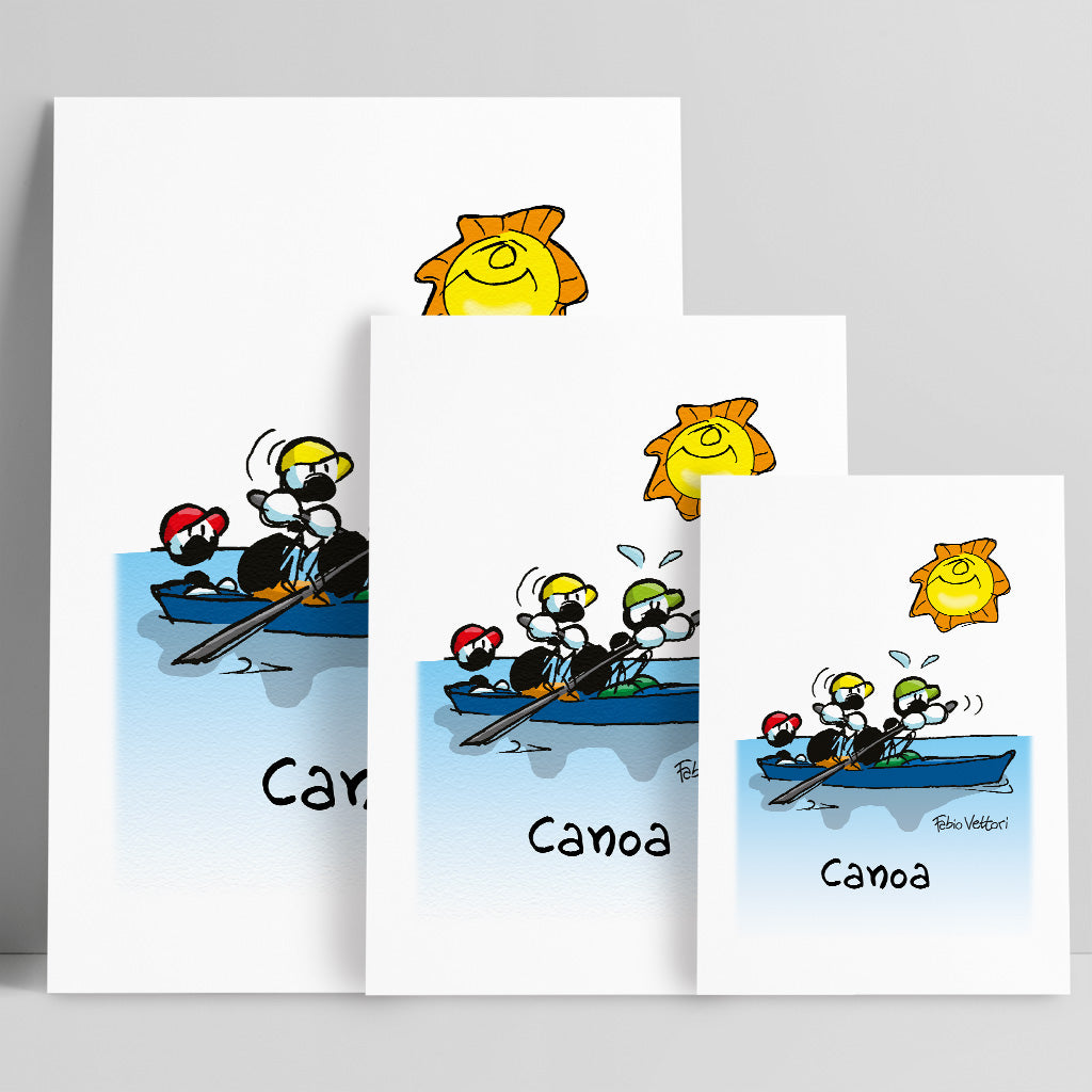 Personalized "Boating" poster print