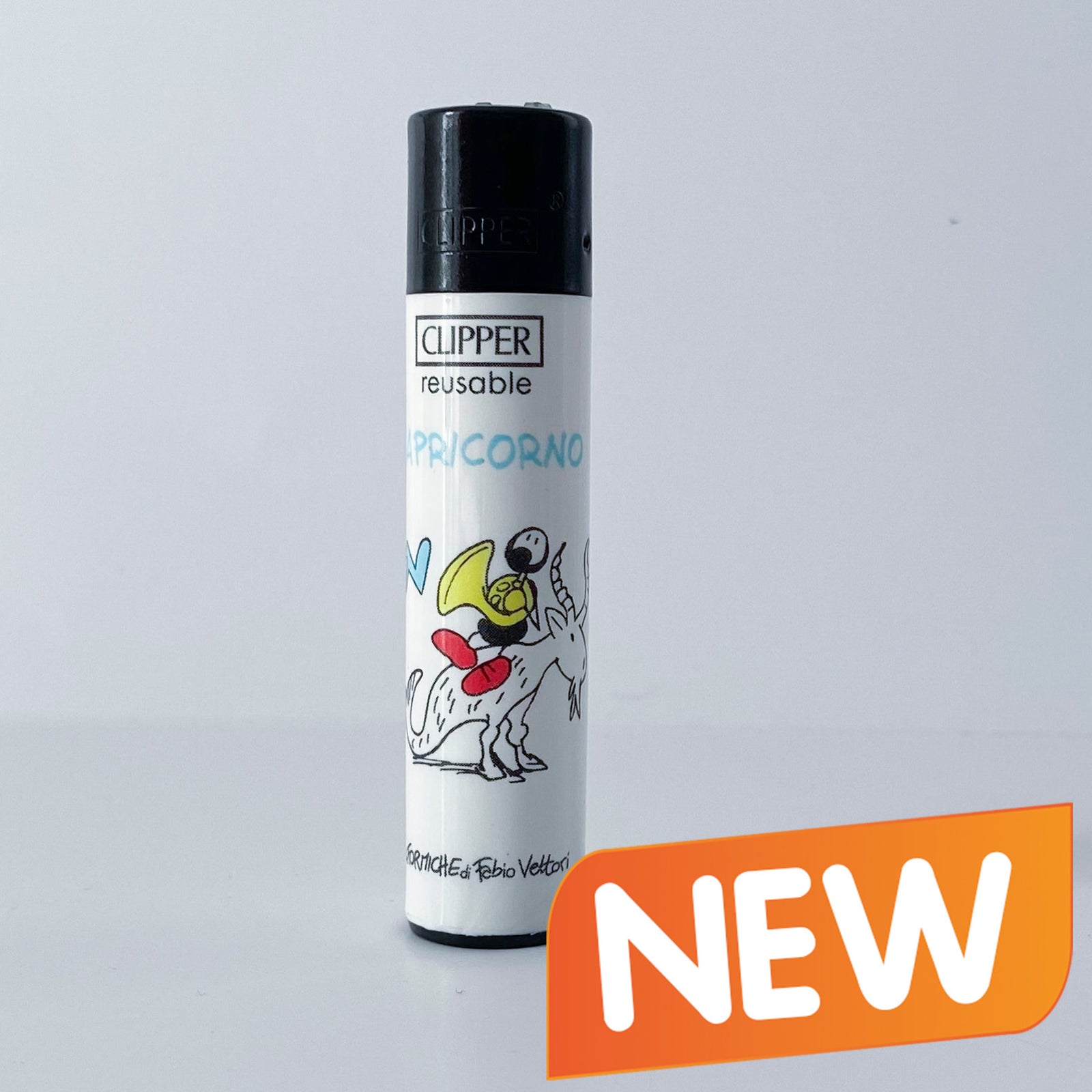 CLIPPER lighter limited series Zodiaco by Fabio Vettori Subject "Capricorn"