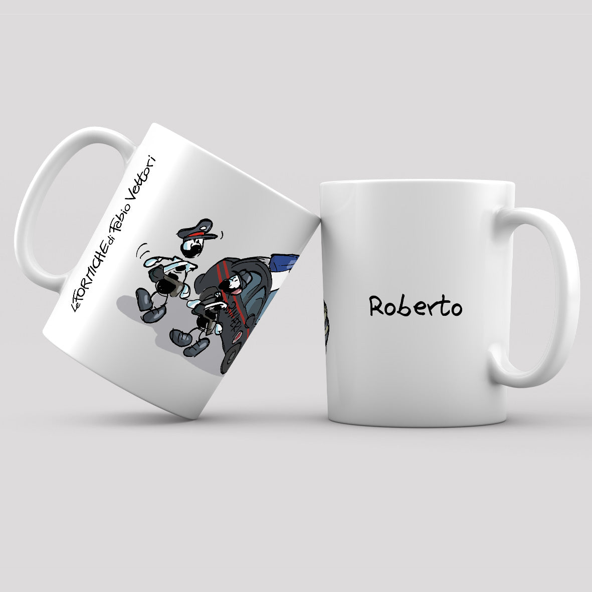 Tazza Personalizzabile 11oz Ceramica 'Forza Neroazzurri' - Gadget Tifosi Internazionale