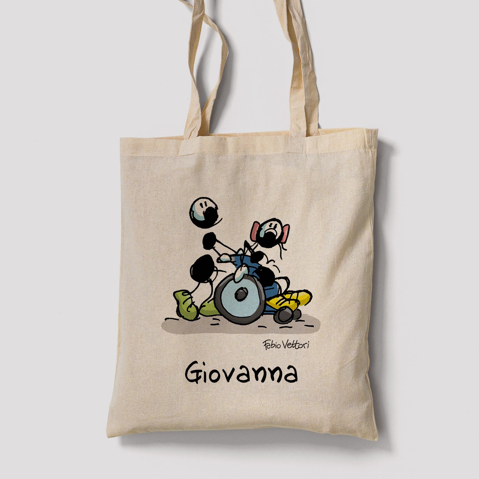 Shopper Personalizzata "Sedia a rotelle"