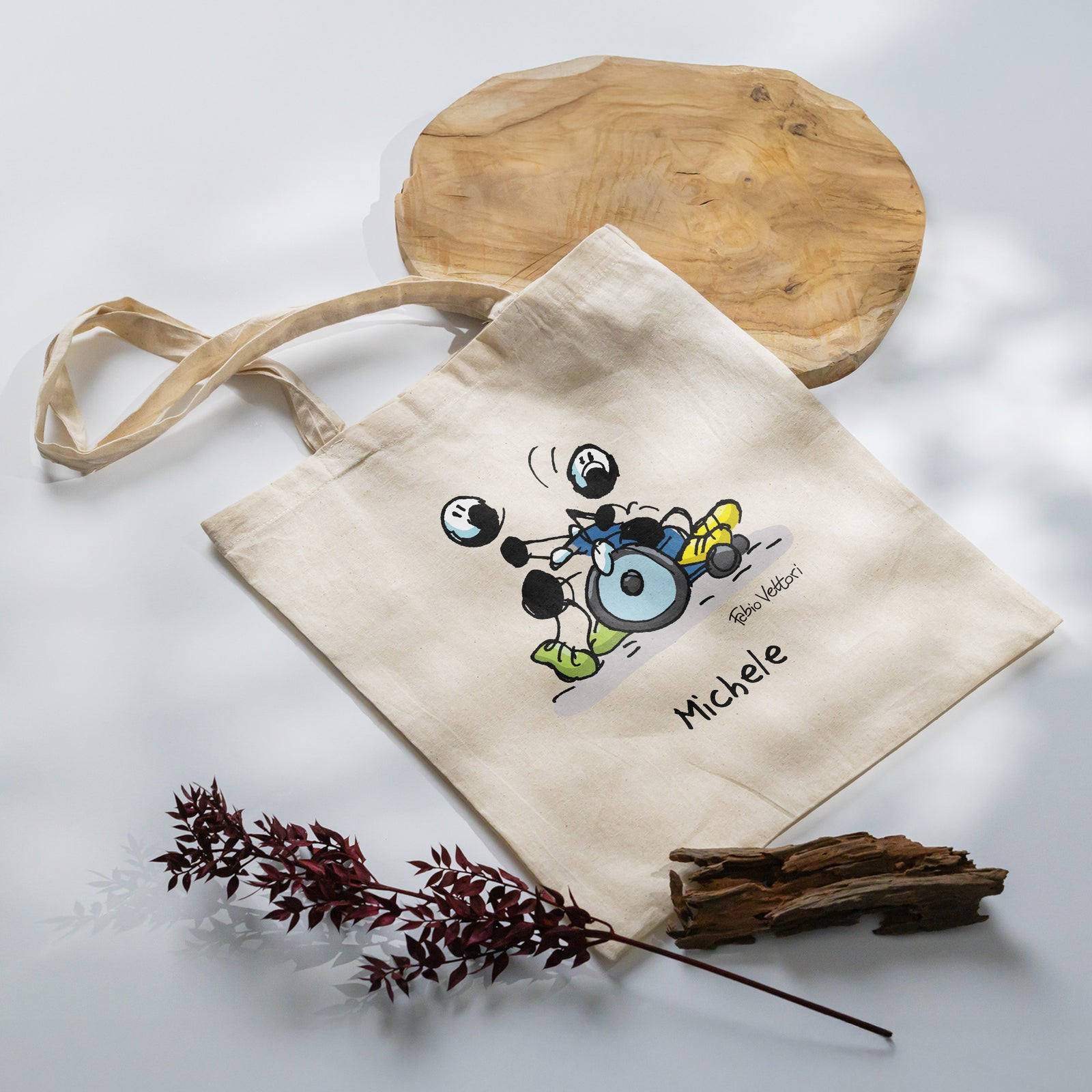 Shopper Personalizzata "Sedia a rotelle"
