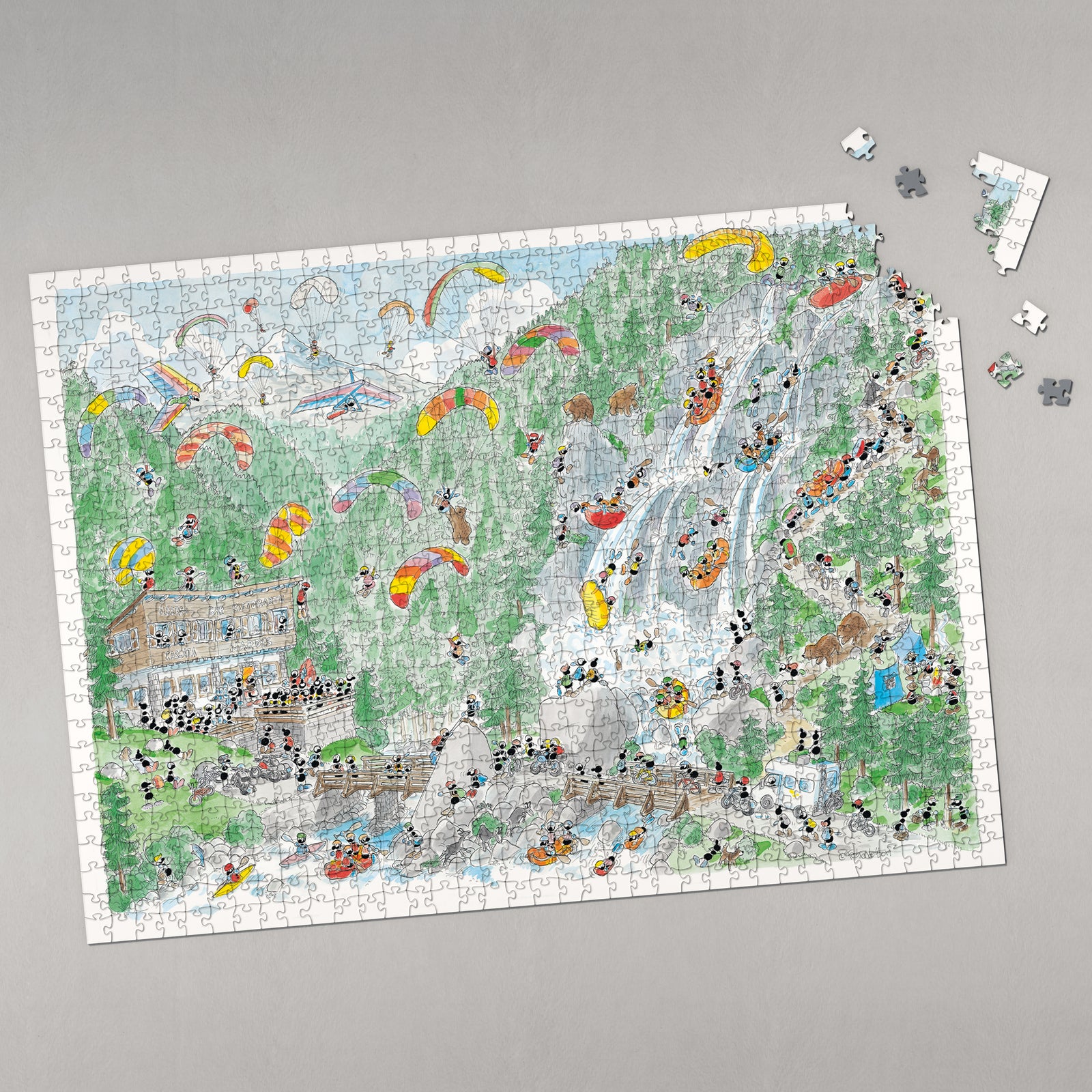 Puzzle "Waterfall" 1080 pieces