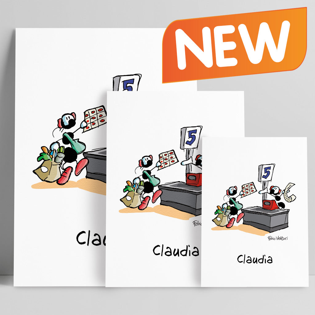 Personalized "Astronaut" poster print