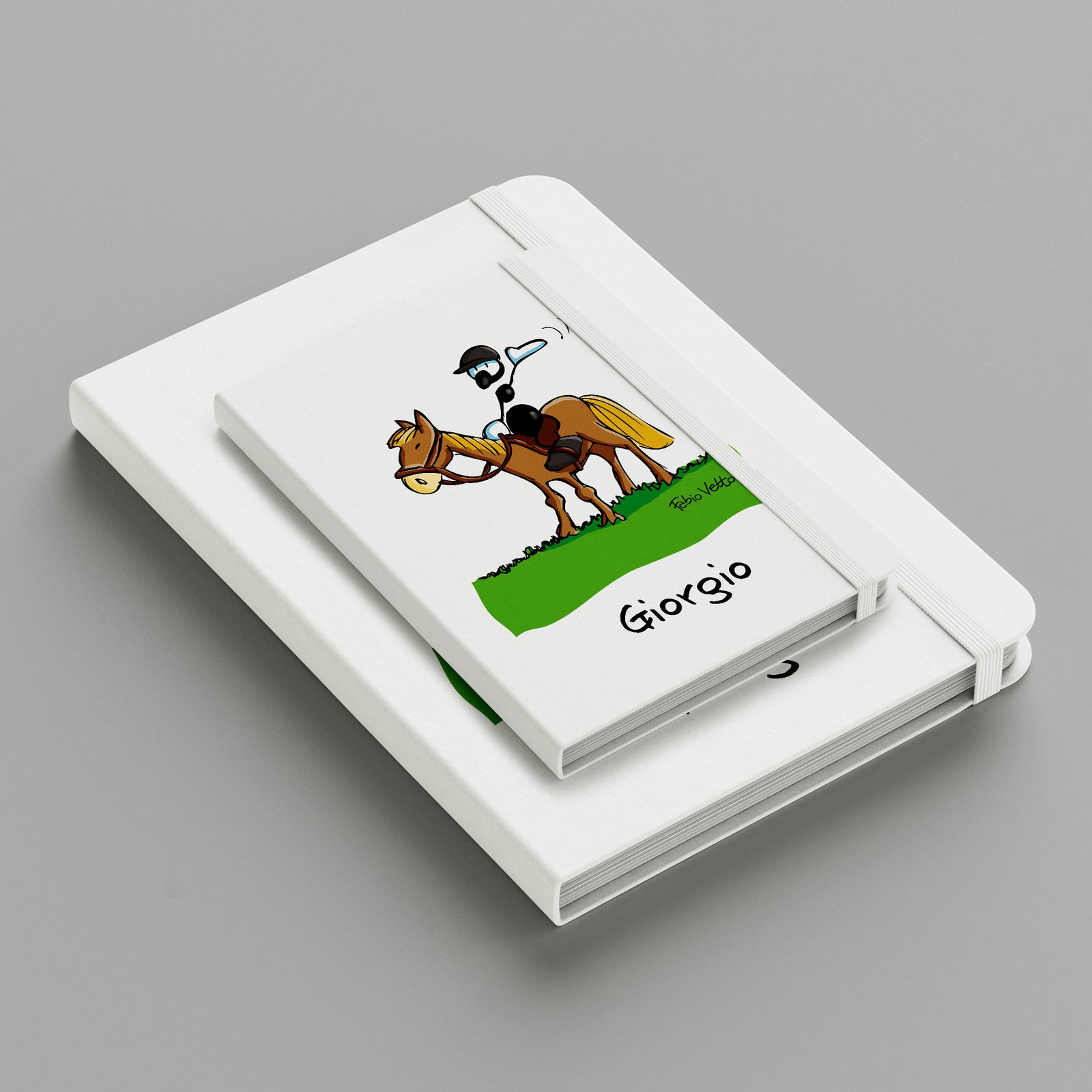 Personalized notebook with "Horse" theme