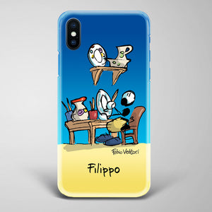 Cover artistica per Smartphone Personalizzata Decorazione su ceramica (maschio)