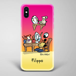Cover artistica per Smartphone Personalizzata Decorazione su ceramica (maschio)