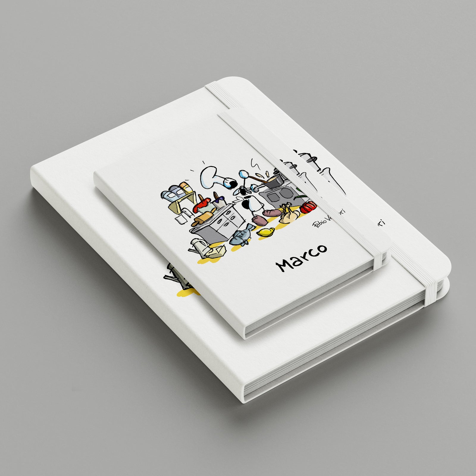 Personalized notebook with "Chef" theme